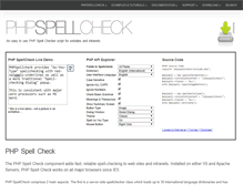 Tablet Screenshot of phpspellcheck.com